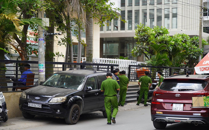 lực lượng chức năng cũng tiến hành kiểm tra Công ty tài chính TNHH MTV Home Credit có địa chỉ tại đường Nguyễn Đăng Giai, phường Thảo Điền, TP Thủ Đức