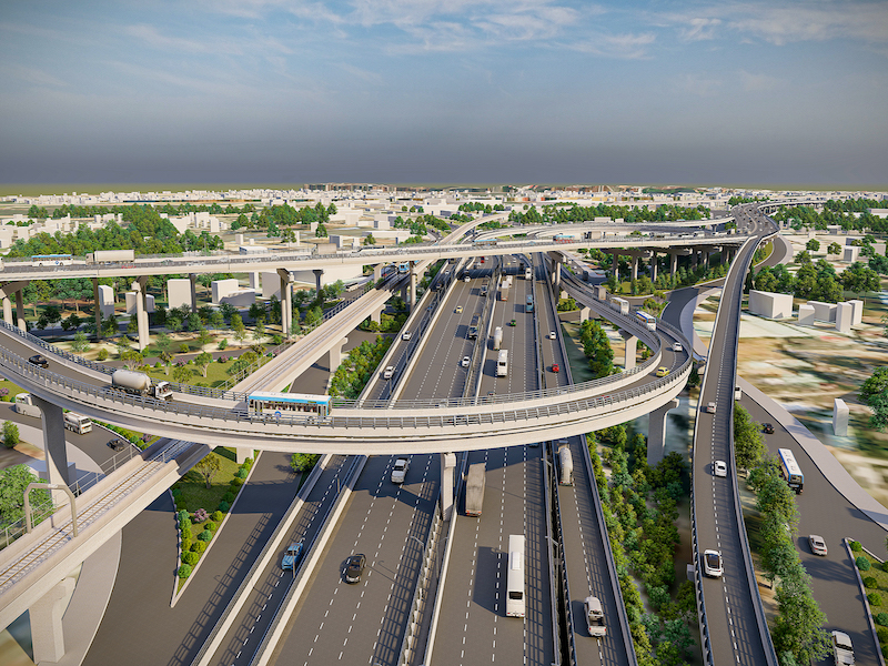 Dự án đầu tư xây dựng đường Vành đai 3 TPHCM có tổng chiều dài 76,3km đi qua 4 địa phương: Thành phố Hồ Chí Minh (47,35km), các tỉnh Đồng Nai (11,26km), Bình Dương (10,76km), Long An (6,81km).