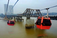 Đề xuất xây cáp treo vượt sông Hồng: Lãng phí, không hợp lý!
