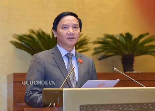 Chủ nhiệm Ủy ban Pháp luật của Quốc hội Nguyễn Khắc Định.