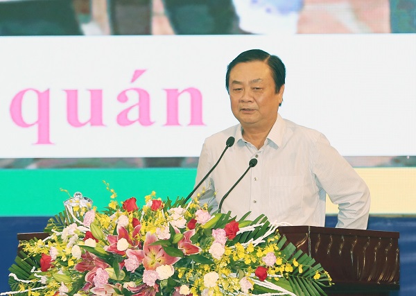 Bí thư tỉnh uỷ Lê Minh Hoan phát biểu tại Hội nghị. Ảnh: Thành Chung