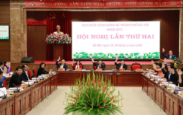 hội nghị Ban chấp hành Đảng bộ thành phố Hà Nội lần thứ hai, khóa XVII.
