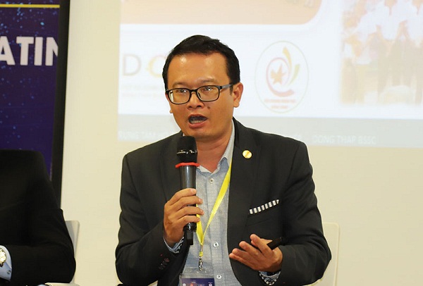 Ông Mai Thanh Nghị, Giám đốc Trung tâm hỗ trợ Khởi nghiệp tỉnh Đồng Tháp. Ảnh: Bích Ngọc