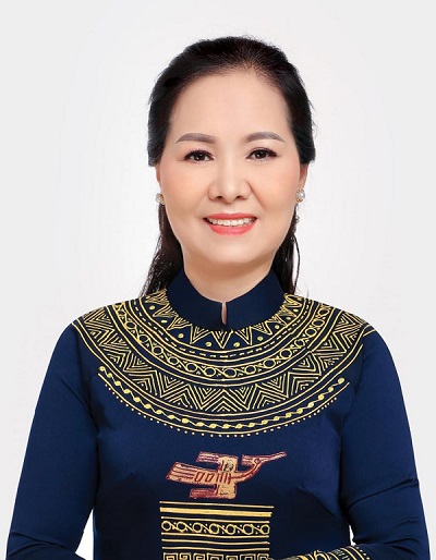 Bà Lương Thu Hương, Chủ tịch Hiệp hội doanh nghiệp tỉnh Hải Dương.