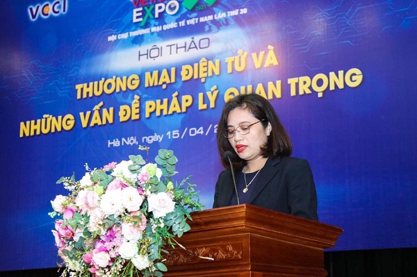 Bà Trần Thị Thanh Tâm, Phó Giám đốc trung tâm Hỗ trợ DNNVV (VCCI). Ảnh: NV