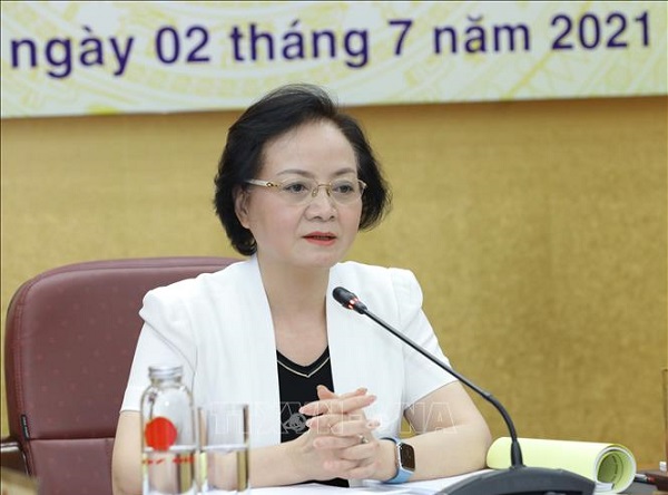 Bộ trưởng Nội vụ Phạm Thị Thanh Trà.