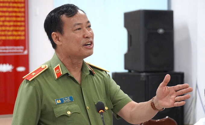 Thiếu tướng Lê Tấn Tới, Thứ trưởng Công an. 