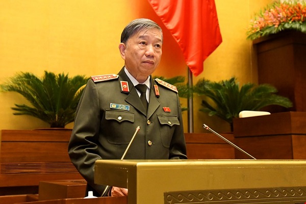 Đại tướng Tô Lâm, Bộ trưởng Bộ Công an.