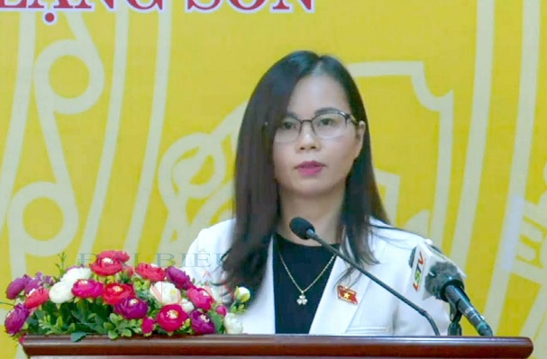 ĐBQH Chu Thị Hồng Thái (Lạng Sơn).