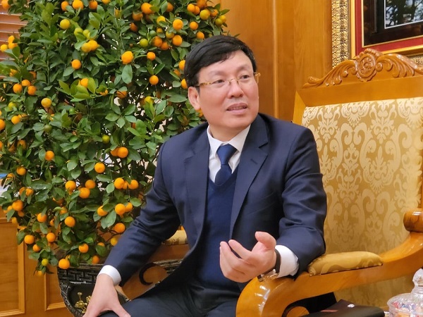 Chủ tịch UBND tỉnh Vĩnh Phúc Lê Duy Thành.