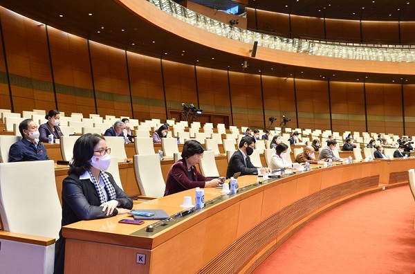 Hội nghị đại biểu Quốc hội hoạt động chuyên trách để thảo luận 4 dự án luật trình Quốc hội tại kỳ họp thứ 3.