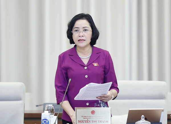 Trưởng Ban Công tác đại biểu Nguyễn Thị Thanh.