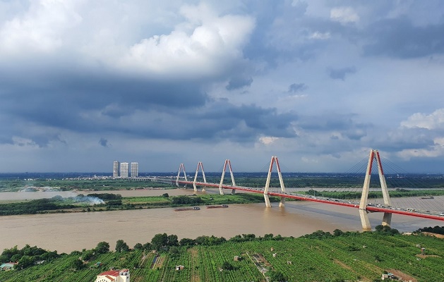 quy hoạch và phát triển hành lang sông Hồng phải mang tính bền vững, lâu dài. 