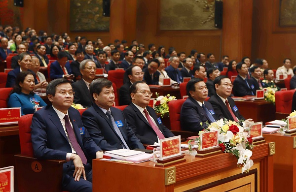 Các đại biểu dự Đại hội đại biểu Đảng bộ tỉnh Vĩnh Phúc lần thứ XVII, nhiệm kỳ 2020 - 2025.