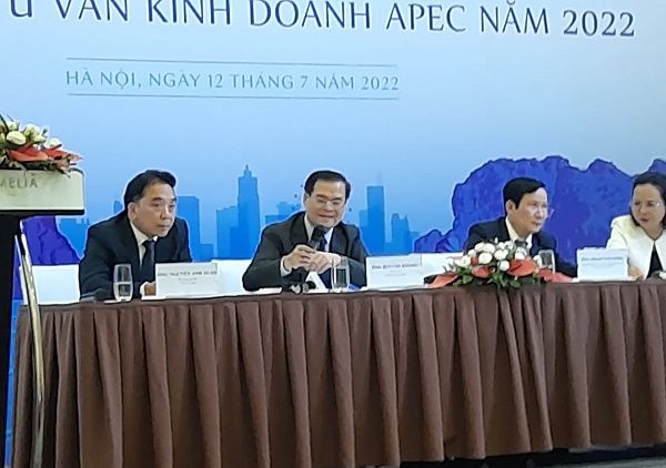 Kỳ họp III của Hội đồng tư vấn kinh doanh APEC (ABAC) tổ chức tại Việt Nam năm 2022 với chủ đề: “Nắm bắt. Tham gia. Kiến tạo” (Embrace. Engage. Enable). Ảnh: Nguyễn Việt