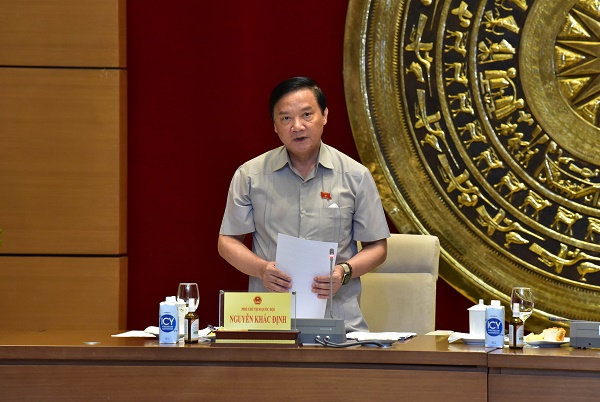 Phó Chủ tịch Quốc hội Nguyễn Khắc Định. Ảnh: QH