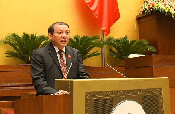 Bộ trưởng Bộ VH-TT-DL Nguyễn Văn Hùng. Ảnh: QH