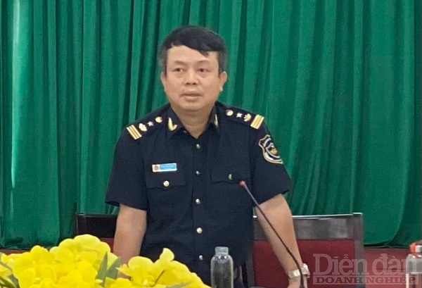 Ông Trịnh Văn Nhuận, Phó Cục trưởng Cục Hải quan tỉnh Quảng Ninh. Ảnh: Nguyễn Việt