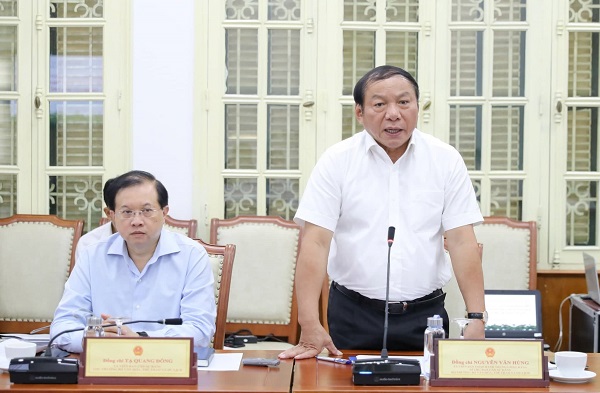Bộ trưởng Bộ Văn hóa, Thể thao và Du lịch Nguyễn Văn Hùng. Ảnh: Nam Nguyễn