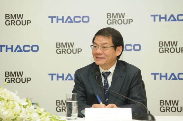 Doanh nhân Trần Bá Dương, Chủ tịch HĐQT Công ty cổ phần ô tô Trường Hải (THACO). Ảnh: Đình Vũ