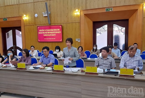 Thứ trưởng Bộ Kế hoạch và Đầu tư Nguyễn Thị Bích Ngọc. Ảnh: Nguyễn Việt