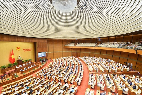 Ngày 1/11, Quốc hội thảo luận về dự án Luật Phòng, chống rửa tiền (sửa đổi). Ảnh: QH