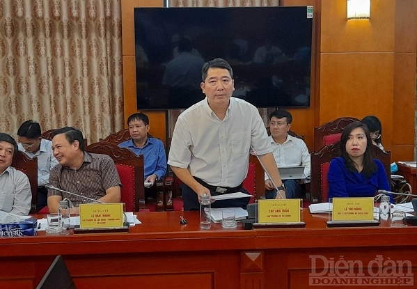 Thứ trưởng Bộ Tài chính Cao Anh Tuấn. Ảnh: Nguyễn Việt