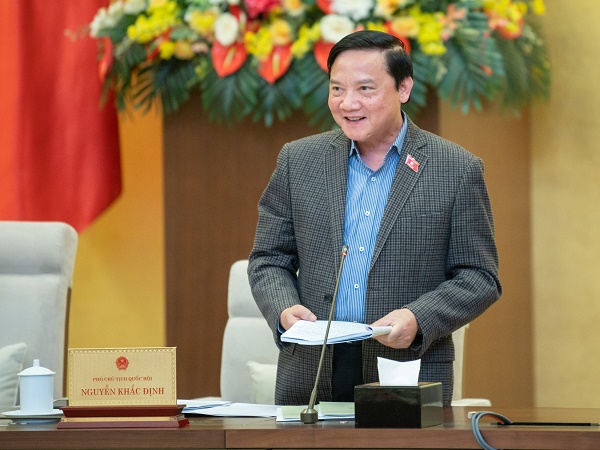 Phó Chủ tịch Quốc hội Nguyễn Khắc Định. Ảnh: QH