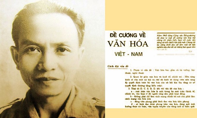 Bản Đề cương về Văn hóa Việt Nam do Tổng Bí thư Trường Chinh soạn thảo năm 1943.