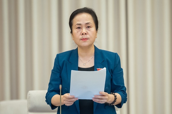Phó Chủ nhiệm Ủy ban Tài chính - Ngân sách Nguyễn Vân Chi. Ảnh: QH