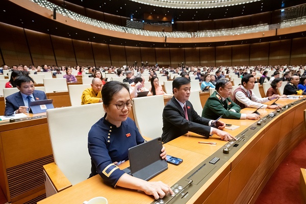 Quốc hội biểu quyết thông qua Nghị quyết kỳ họp thứ 5, Quốc hội khóa XV.