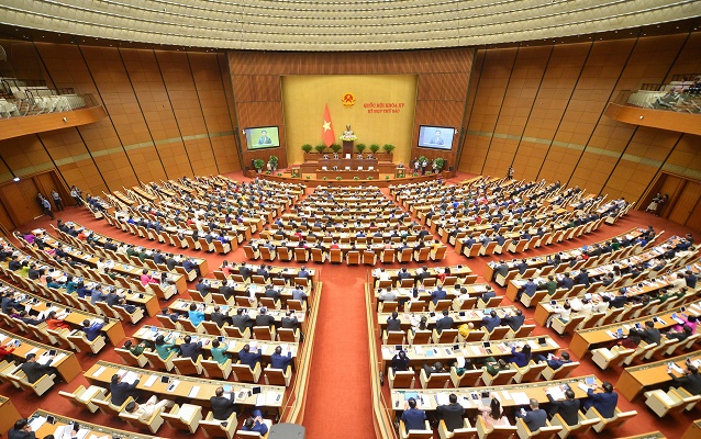 Toàn cảnh phiên khai mạc Kỳ họp thứ 6 Quốc hội khóa XV.