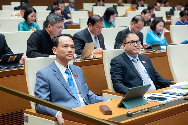 Các đại biểu Quốc hội tham dự kỳ họp thứ 6 Quốc hội khóa XV.