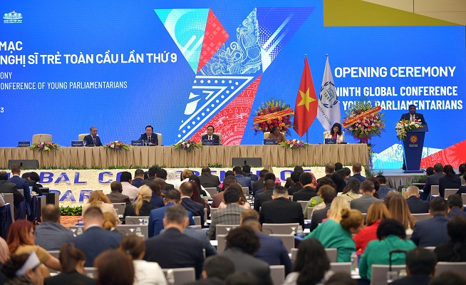 Điểm nhấn nổi bật nhất của năm 2023 là lần đầu tiên Quốc hội Việt Nam đăng cai tổ chức thành công Hội nghị Nghị sĩ trẻ toàn cầu lần thứ 9.