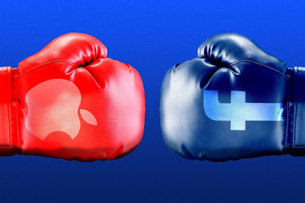 Facebook và Apple vốn đã không ưa nhau từ lâu.