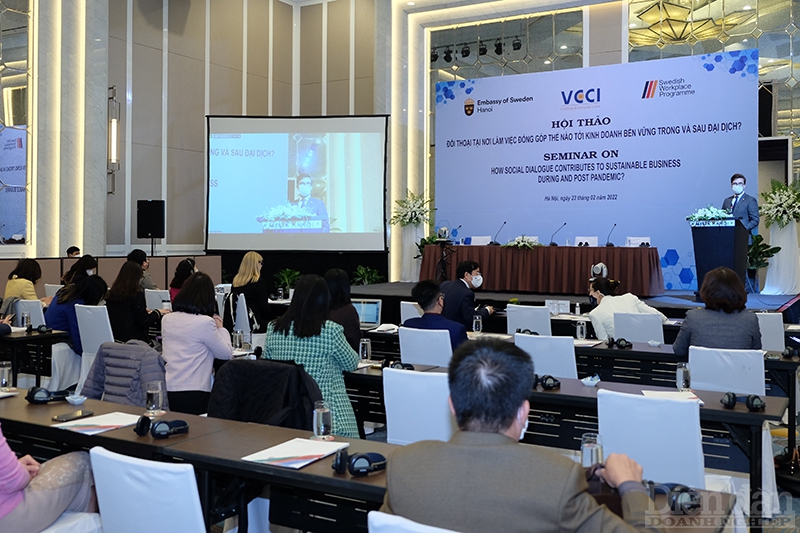 Hội thảo là dịp cho Việt Nam tiếp thu kinh nghiệm từ Thụy Điển để phát huy vai trò đối thoại xã hội.
