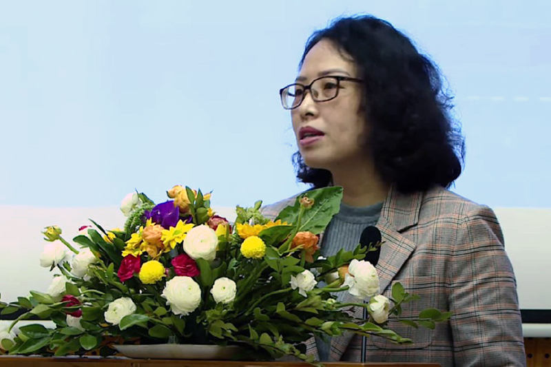 bà Tạ Thanh Bình, Vụ trưởng Vụ Phát triển thị trường, UBCKNN
