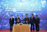 Viettel và Ban Quản lý Khu CNC Hòa Lạc ký hợp tác chiến lược xây dựng dự án Tổ hợp sản xuất thiết bị công nghệ cao