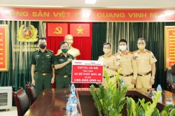 Viettel tặng thiết bị wifi 4G cho 23 chốt kiểm dịch của TP Hà Nội