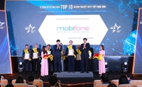 MobiFone được vinh danh TOP 10 cung cấp Dịch vụ, giải pháp CNTT