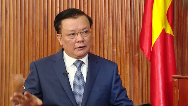 Ủy viên Bộ Chính trị, Bí thư Thành ủy Hà Nội Đinh Tiến Dũng