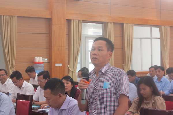 ông Trần Mạnh Chung, TGĐ Công ty TNHH Đầu tư Phú Gia phát biểu tại Hội nghị