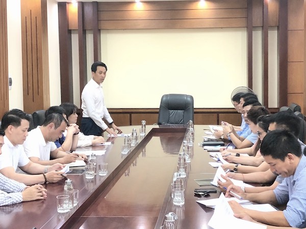 Ông Nguyễn Ánh Dương – Giám đốc HPA phát biểu tại buổi làm việc