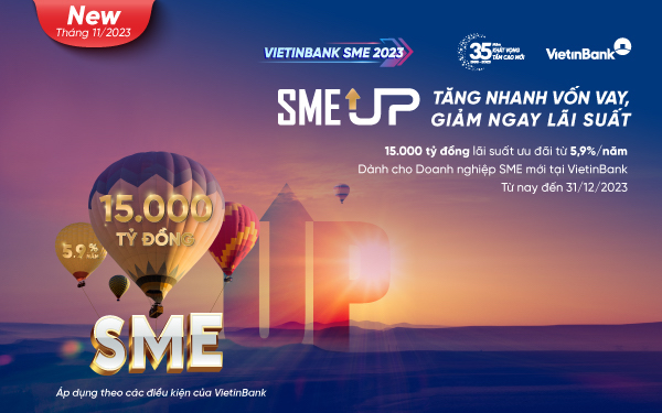 VietinBank đã được tổ chức quốc tế The Asian Banker bình chọn là “Ngân hàng SME tốt nhất Việt Nam” 3 năm liên tiếp 2021 - 2023.