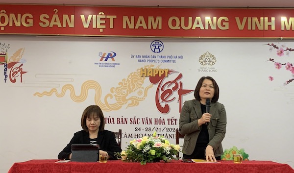 Bà Nguyễn Hồng Chi, Phó Giám đốc Trung tâm Bảo tồn Di sản Thăng Long - Hà Nội.