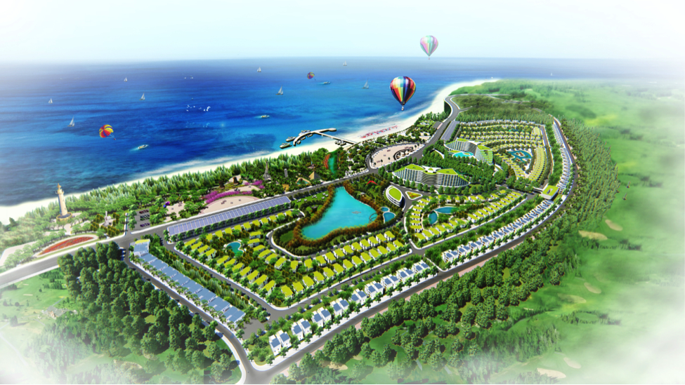 Phối cảnh dự án AE Resort Cửa Tùng – Quảng Trị (nguồn www.aeresort.net)