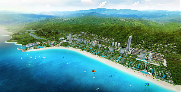 Tổ hợp du lịch nghỉ dưỡng Sonasea Vân Đồn Harbor City quy mô 358.3 ha tại Quảng Ninh là dự án trọng điểm của Tập đoàn CEO trong năm 2019