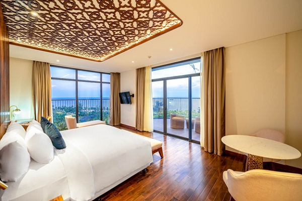Các căn hộ tại Best Western Premier Sonasea Phu Quoc sở hữu thiết kế tinh tế với ban công view cảnh tuyệt đẹp