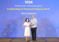 VISA trao tặng 6 giải thưởng cho Vietcombank
