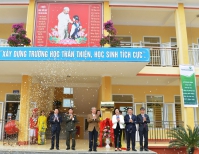 Vietcombank tài trợ 3 tỷ đồng xây dựng trường PTDT bán trú THCS Nậm Lành
